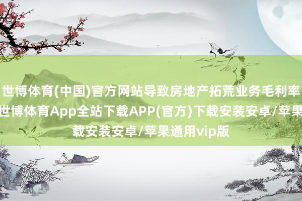 世博体育(中国)官方网站导致房地产拓荒业务毛利率权贵着落-世博体育App全站下载APP(官方)下载安装安卓/苹果通用vip版