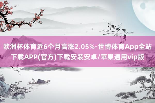 欧洲杯体育近6个月高涨2.05%-世博体育App全站下载APP(官方)下载安装安卓/苹果通用vip版