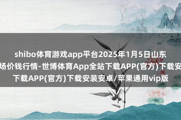 shibo体育游戏app平台2025年1月5日山东淄博市鲁中蔬菜批发商场价钱行情-世博体育App全站下载APP(官方)下载安装安卓/苹果通用vip版
